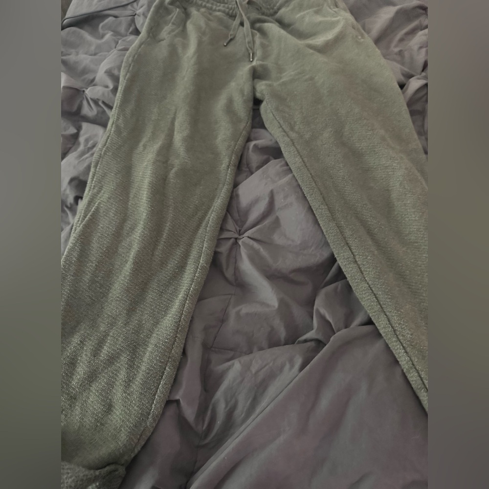 Sweaty Betty Womens Nestle Up Taper Leg Trouser Sweatpants Sz Medium Green